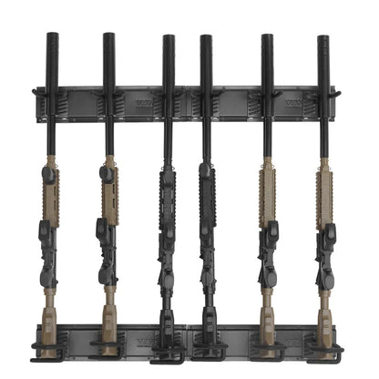 RF-QJ003 - Heavy-Duty Metal Gun Rack for 4-6 Firearms with Soft Padding
