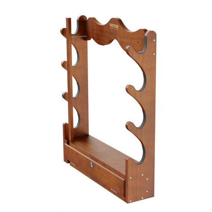 WZ001 - Solid Wood Gun Rack for 4 Rifles, 33.1" x 24" x 5.5"