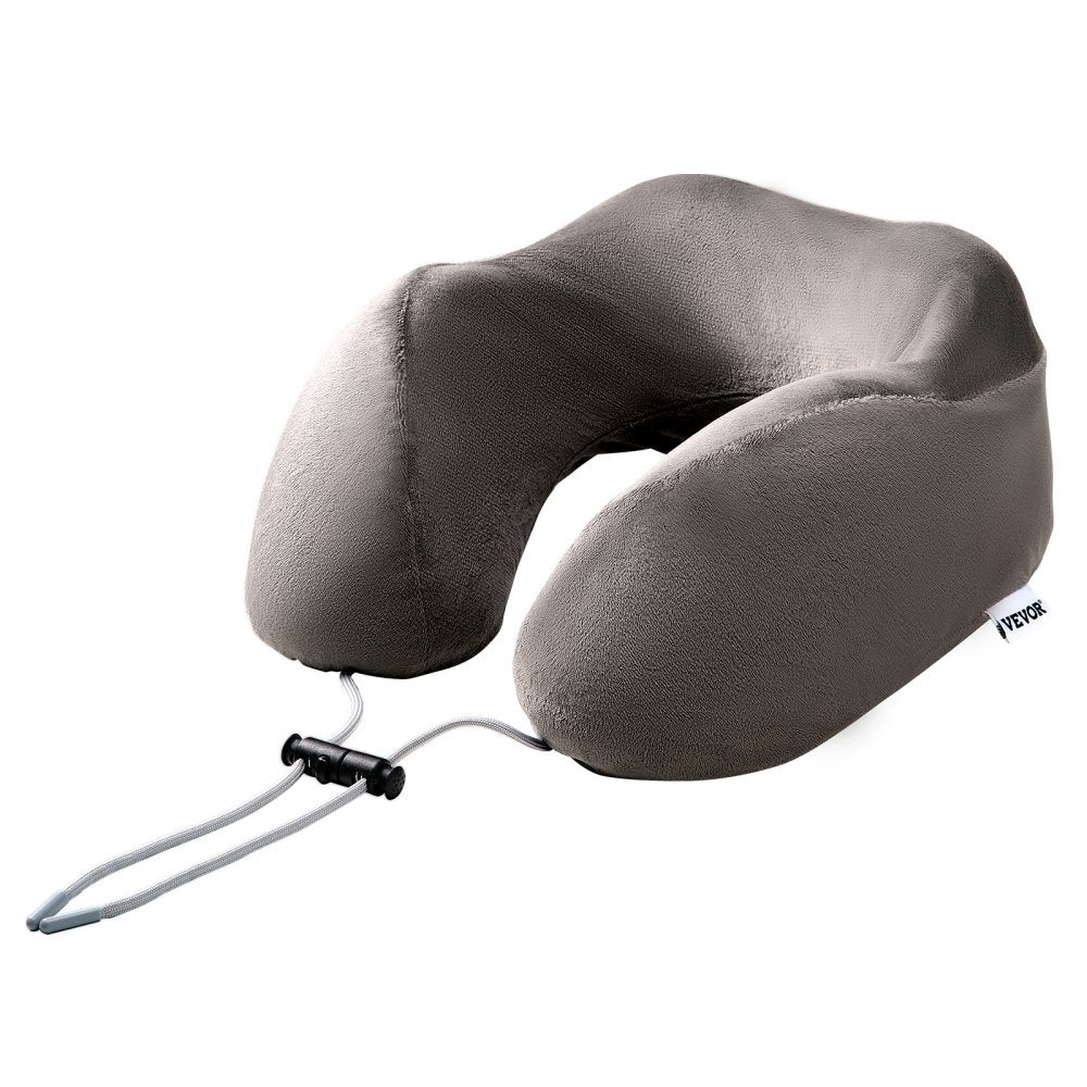 GM-2032 - Ergonomic Memory Foam Travel Pillow with Adjustable Support & Accessories