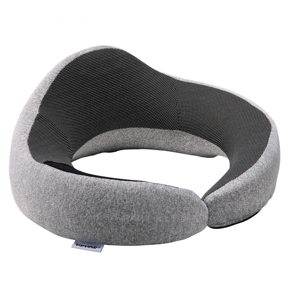 SN-FC779 - Double-Layer Memory Foam Travel Pillow Set with Eye Mask & Earplugs