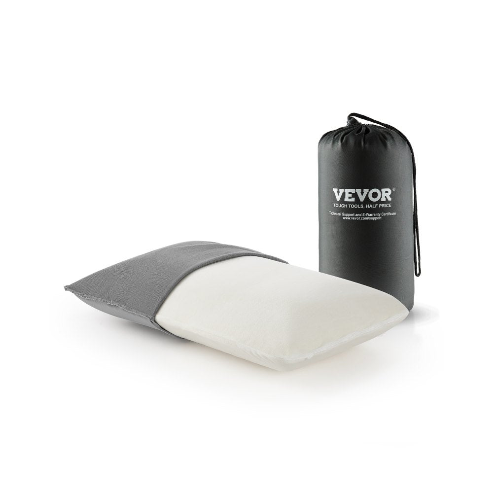 GM-1025B - Memory Foam Travel Pillow with Washable Cover & Storage Bag