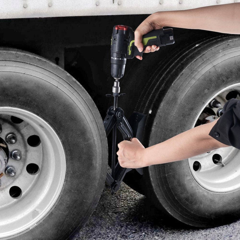 71C06F - Heavy-Duty RV Tire Chock, Fits 3.5" to 12", Portable Storage Bag