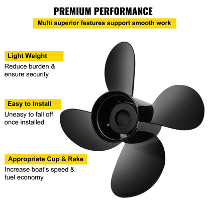 OEM 48-8M0084494 - 14.5" Aluminum Propeller for 135-300HP Outboards