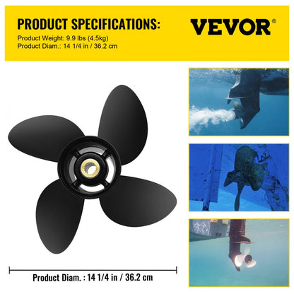 OEM 3587522 - 14.25" Aluminum Outboard Propeller for Volvo Penta SX Drive
