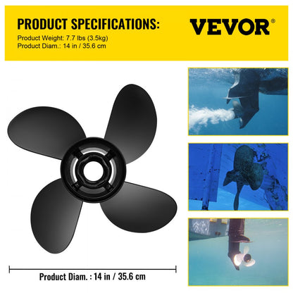 OEM 48-8M0084495 - 14" Aluminum Propeller for 135-300HP Outboards