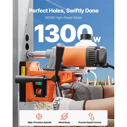 010469059052 - 1300W Magnetic Drill with 40mm Diameter and 50mm Depth