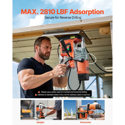 010469059052 - 1300W Magnetic Drill with 40mm Diameter and 50mm Depth