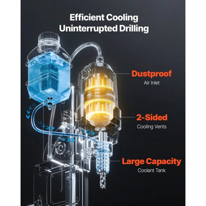 010469059052 - 1300W Magnetic Drill with 40mm Diameter and 50mm Depth