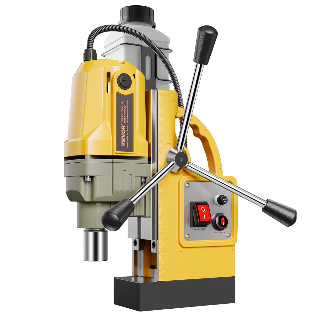 ZT-40HA - 1400W Magnetic Drill Press with 11 Bits for Steel Drilling