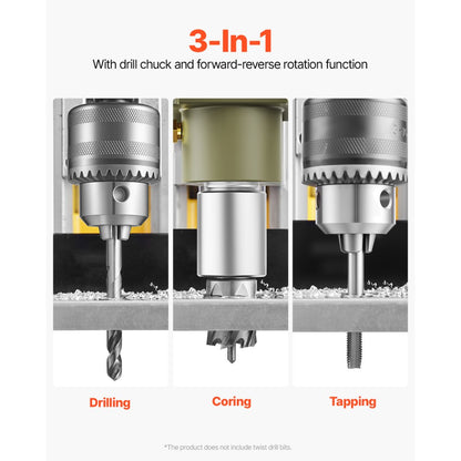 ZT-40HAR - 1200W Magnetic Drill Press for Burr-Free Steel Boring