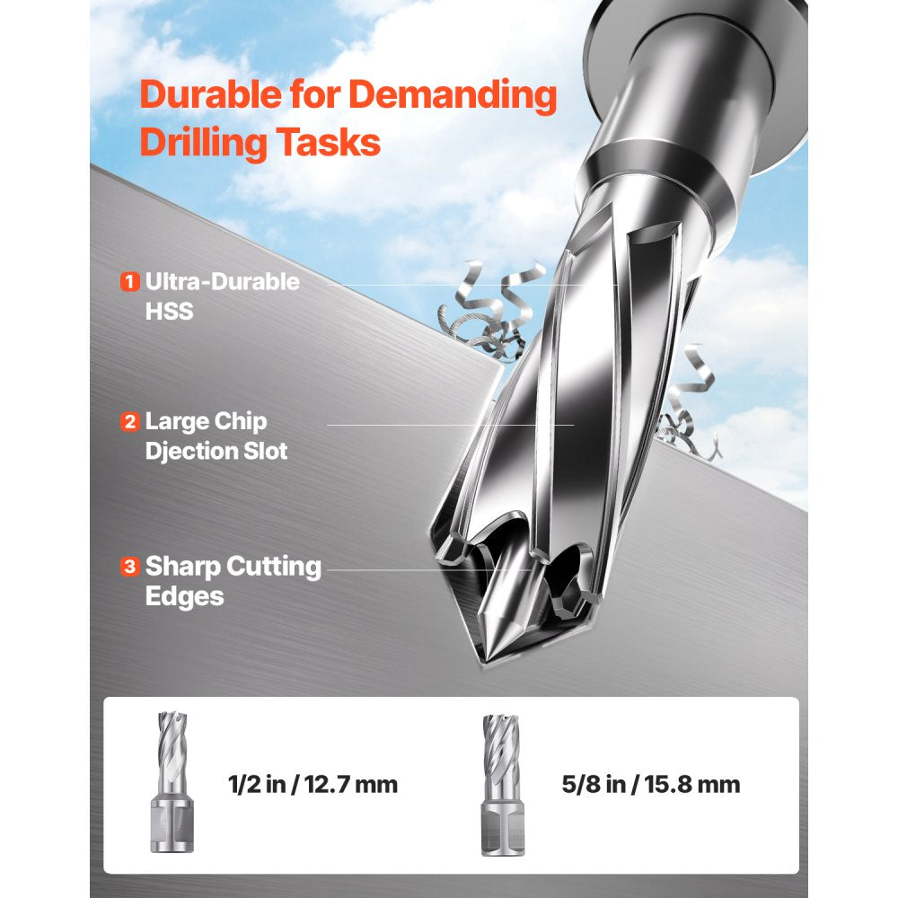ZT-40HAR - 1200W Magnetic Drill Press for Burr-Free Steel Boring