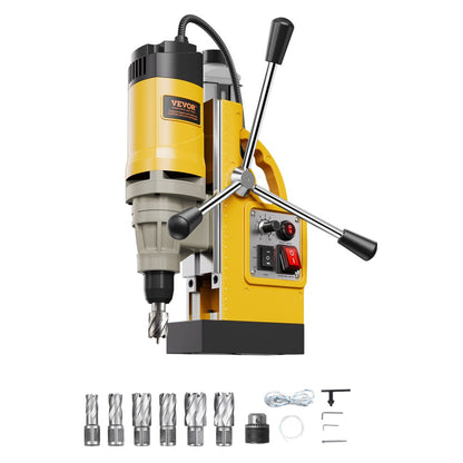 ZT-50HAR - Magnetic Drill Press with 6 Bits for Steel and Iron