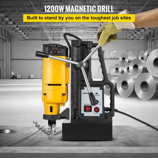 J1Z-23 - 1200W Magnetic Drill Press with 550 RPM Speed