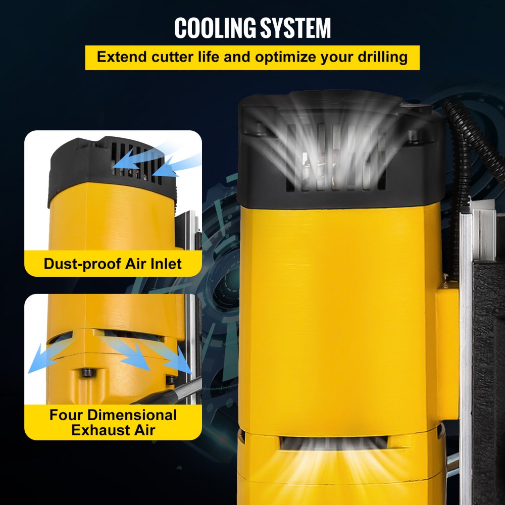 J1Z-23 - 1200W Magnetic Drill Press with 550 RPM Speed