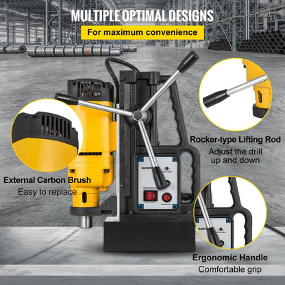 J1Z-23 - 1200W Magnetic Drill Press with 550 RPM Speed