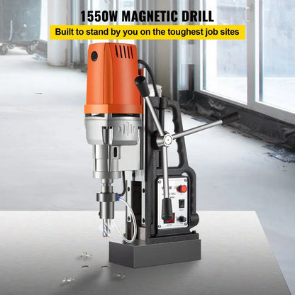 010504722259 - 1550W Magnetic Drill Press with 500 RPM Speed and 11 Bits