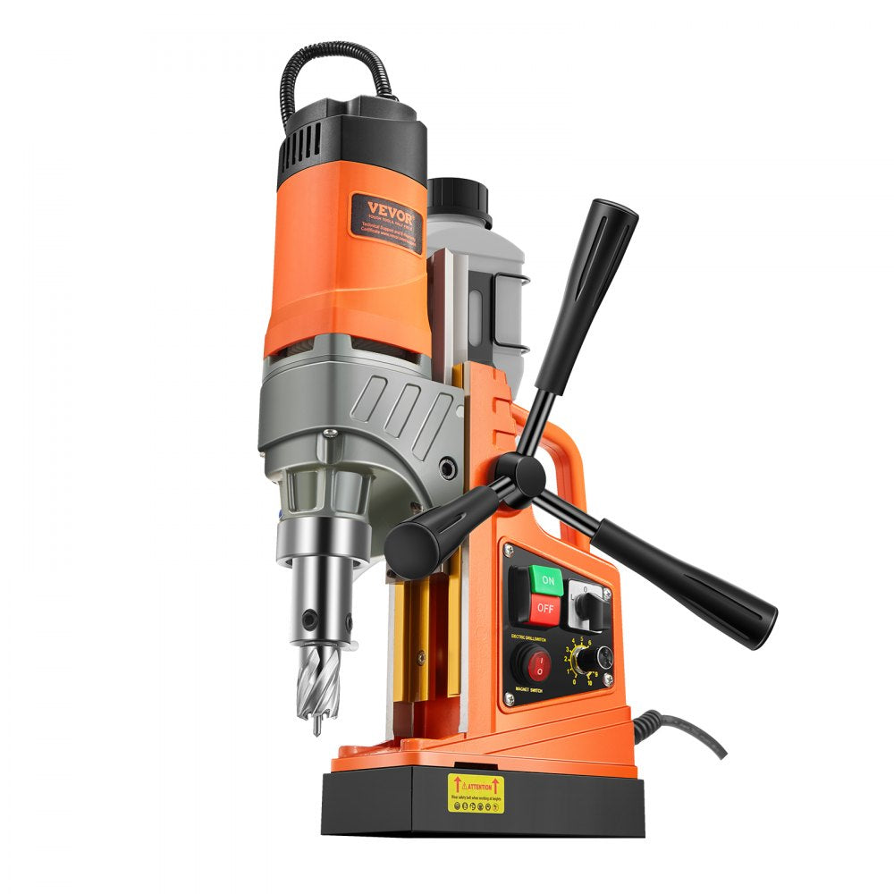 MDP-50 - Portable Magnetic Drill Press with 6 Bits for Steel & Iron
