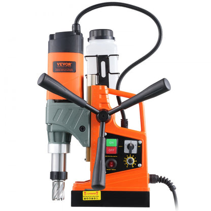 010954197511 - VEVOR 1450W Magnetic Drill with 10-Speed Control and Quick-Release Arbor