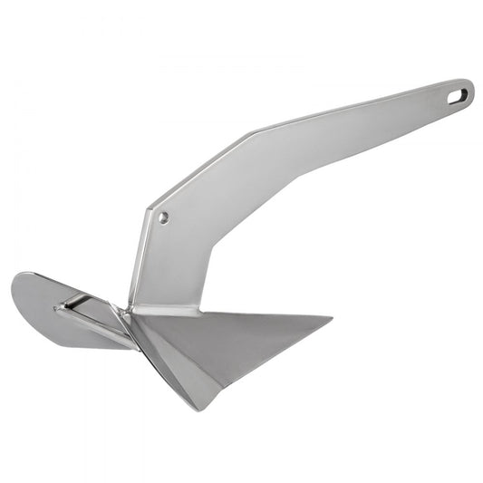 010343860751 - 14lb Stainless Steel Delta Anchor for 20-35 ft Boats