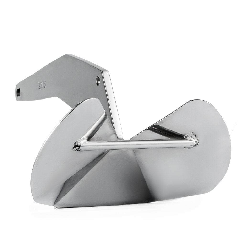 010343860751 - 14lb Stainless Steel Delta Anchor for 20-35 ft Boats