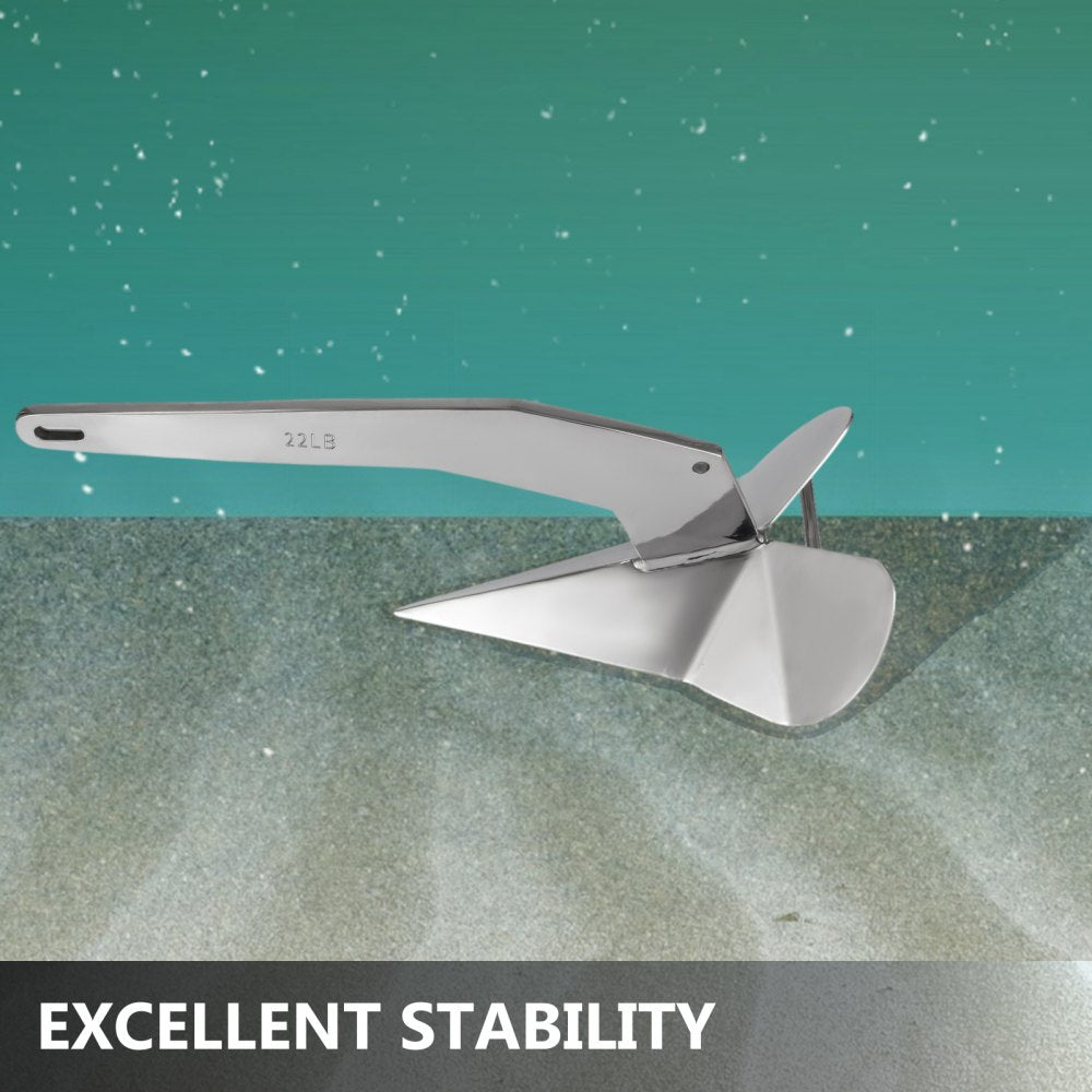 010677911201 - Durable 22 LB Delta Anchor for 28-42 FT Boats