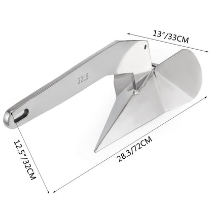 010677911201 - Durable 22 LB Delta Anchor for 28-42 FT Boats