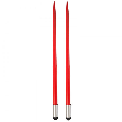 010335580743 - 49" Durable Hay Bale Spear with Corrosion-Resistant Coating