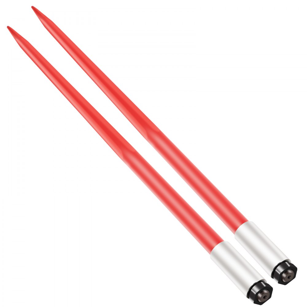 010335580743 - 49" Durable Hay Bale Spear with Corrosion-Resistant Coating