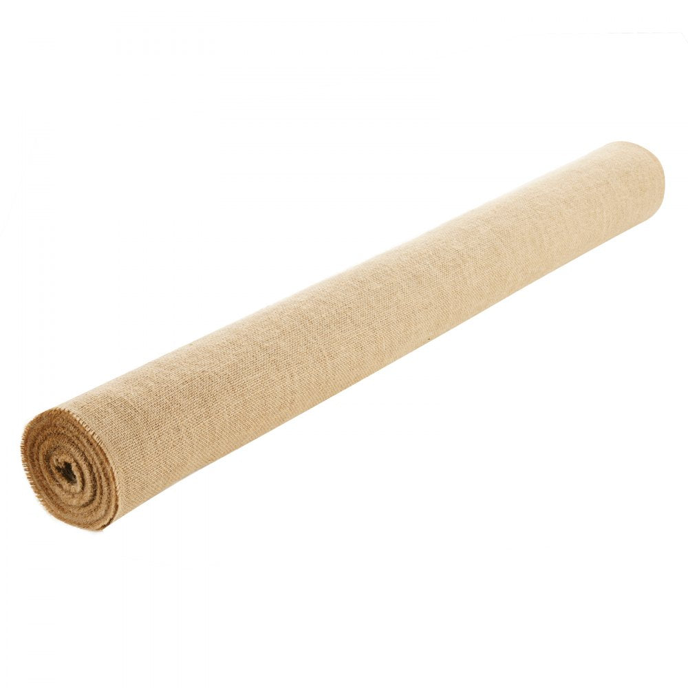 50x50x40inx30ft - Natural Jute Burlap Fabric Roll for Rustic Décor & DIY Projects