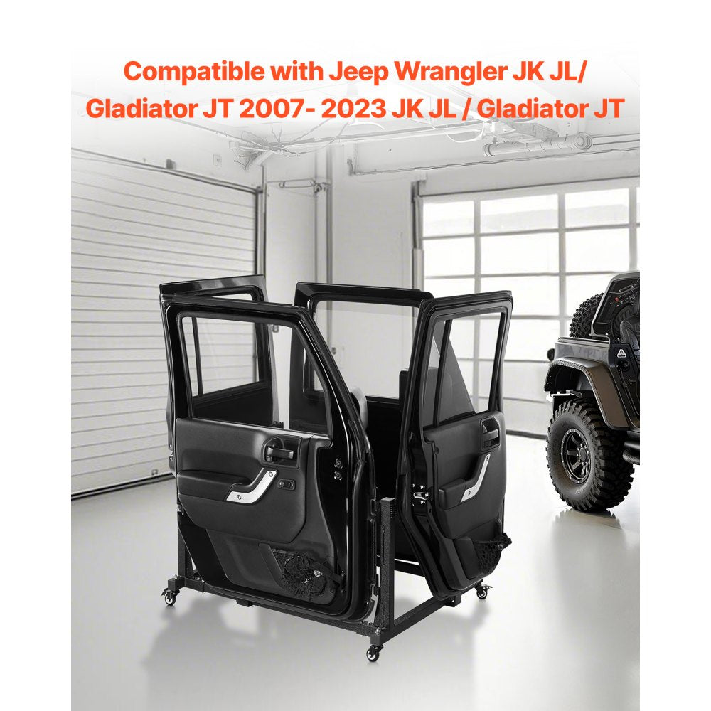 GMZJ01 - Steel Door Storage Rack for 2007-2023 Jeep Wrangler & Gladiator