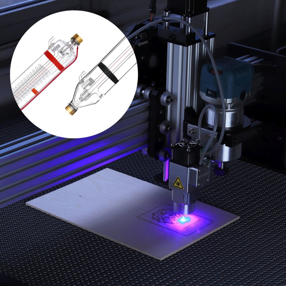 T130 - 3.1in VEVOR 130W CO2 Laser Tube for Precision Engraving