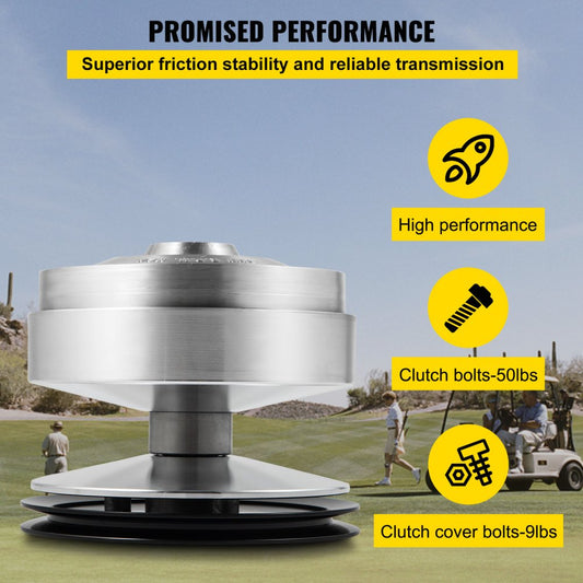 VV-DC-CP0020 - Durable Club Car Gas Golf Cart Drive Clutch, Fits Multiple Models