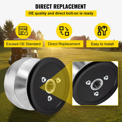 VV-DC-CP0020 - Durable Club Car Gas Golf Cart Drive Clutch, Fits Multiple Models