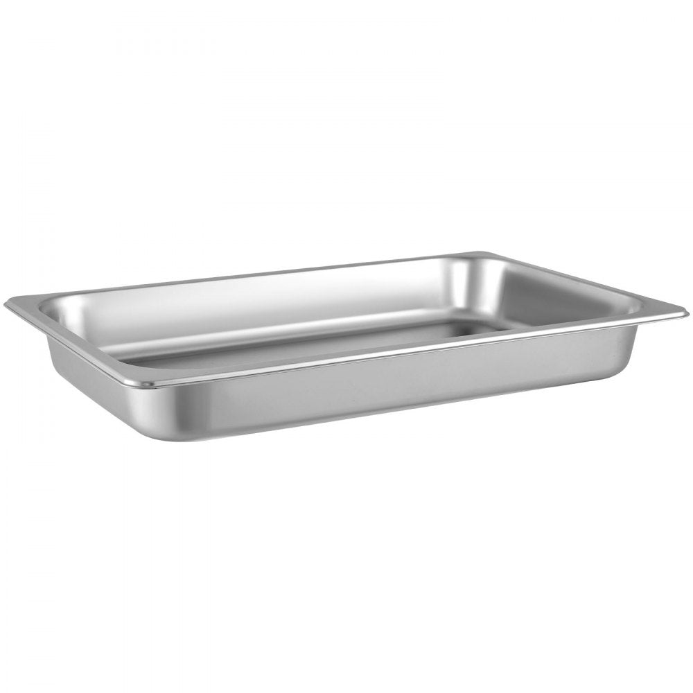 010529800149 - 6 Pack 20.9" Stainless Steel Steam Table Pans for Versatile Serving