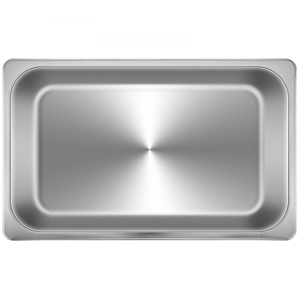 010337801401 - 4-Pack Insulated Stainless Steel Steam Table Pans, 20.9 x 12.8 Inch