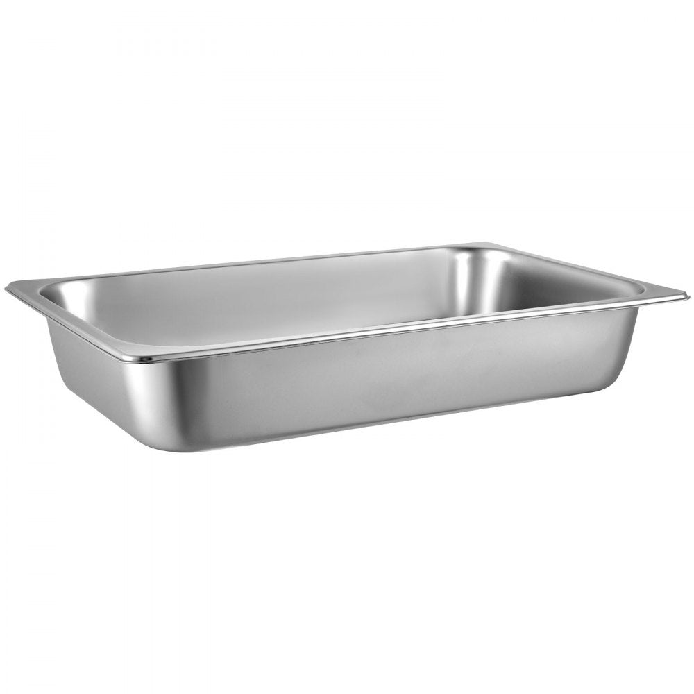 010371864161 - Stainless Steel Steam Table Pans 20.9 x 12.8 x 3.9 Inches