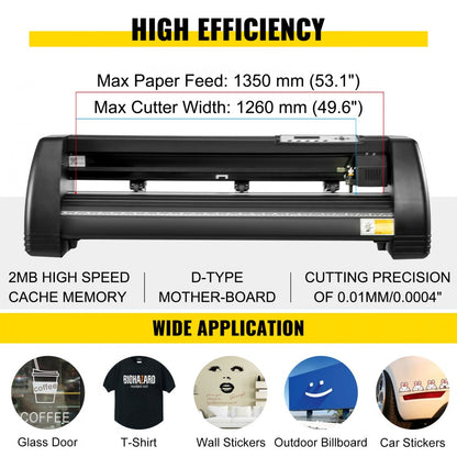 010594268421 - 5.5" Cap Heat Press & 53" Vinyl Cutter Set
