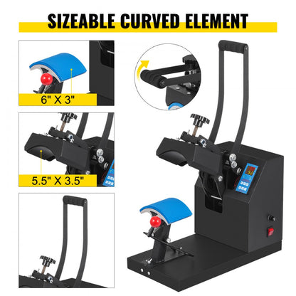 010594268421 - 5.5" Cap Heat Press & 53" Vinyl Cutter Set