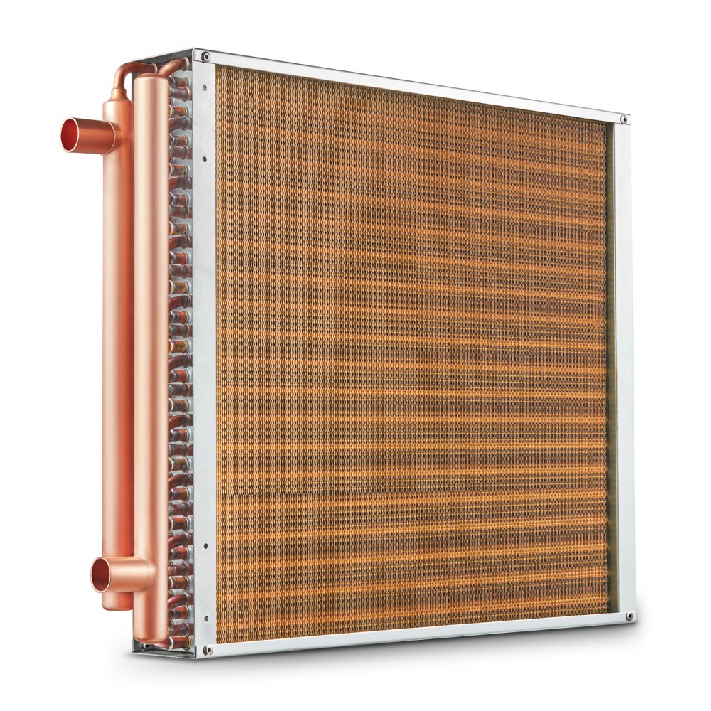 C20×20 - 20" x 20" VEVOR Water to Air Heat Exchanger with 2402 Fins