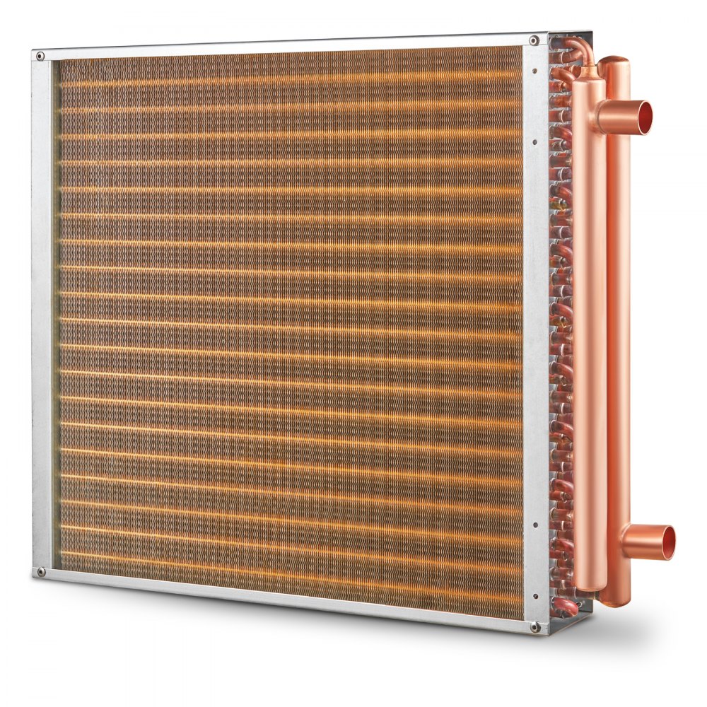 C20×20 - 20" x 20" VEVOR Water to Air Heat Exchanger with 2402 Fins