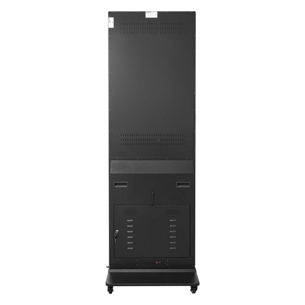 DC-A43ZN-A - 43" Touchscreen Digital Signage Kiosk with Split Screen & Mobility