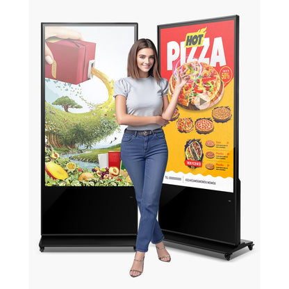 DC-A65ZN-A - 65" Touchscreen Digital Signage Kiosk with Split-Screen Feature