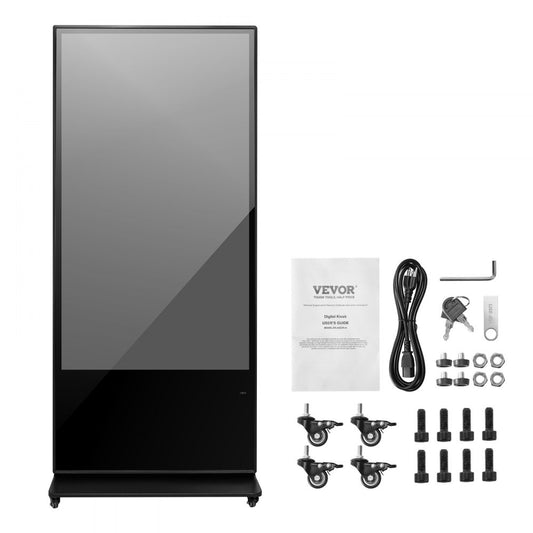 DC-A65ZN-A - 65" Touchscreen Digital Signage Kiosk with Split-Screen Feature