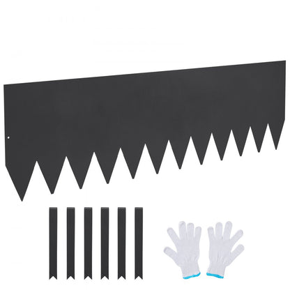 JC12*40in 4pcs - Durable Steel Garden Edging for Clean Landscape Borders