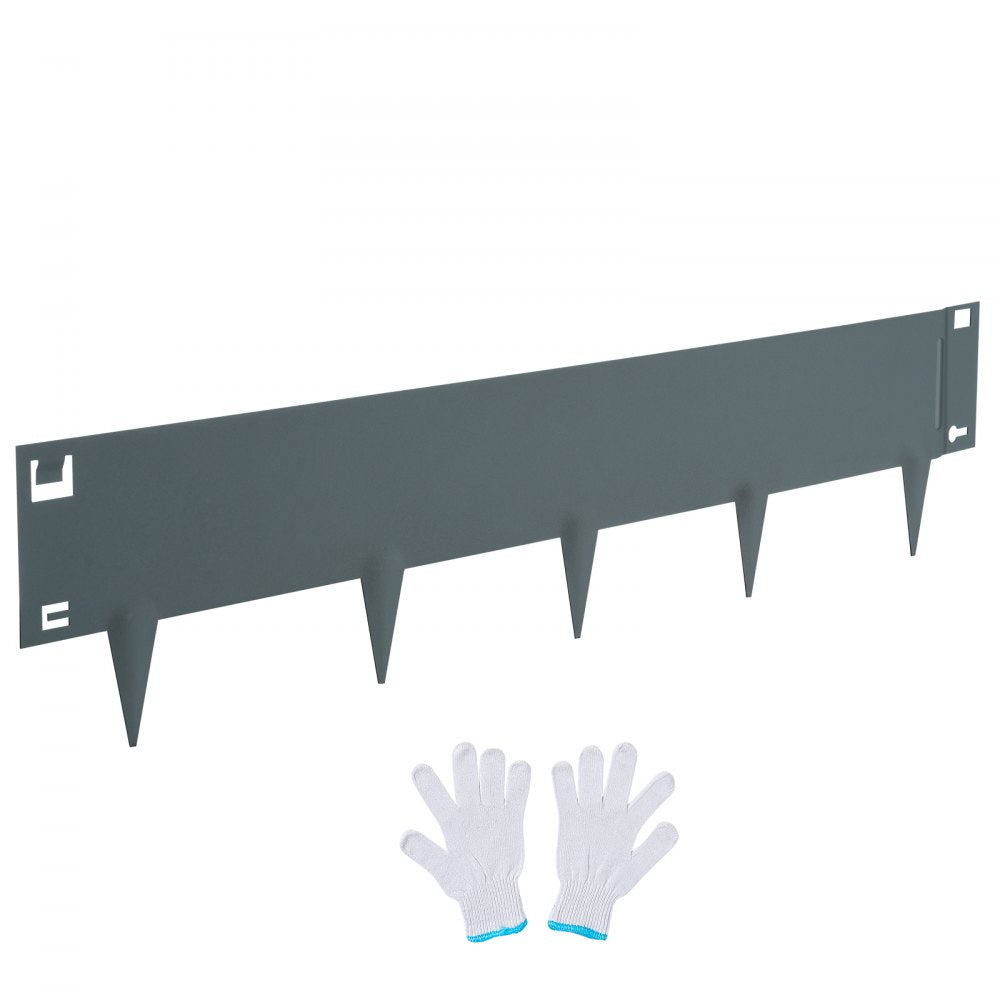 CYGREY39*3in - 39" Steel Landscape Edging for Easy Garden Lines