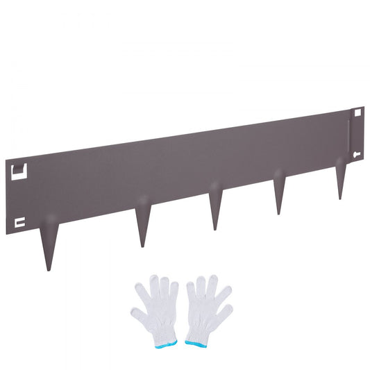 CYBROWN39*3in - Durable 39" Steel Landscape Edging for Garden Borders