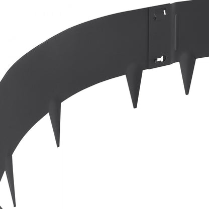 CYBLACK39*3in - VEVOR 39" Flexible Steel Garden Edging for Easy Installation