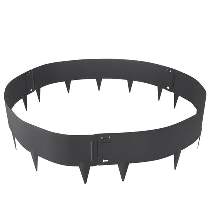 CYBLACK39*3in - VEVOR 39" Flexible Steel Garden Edging for Easy Installation