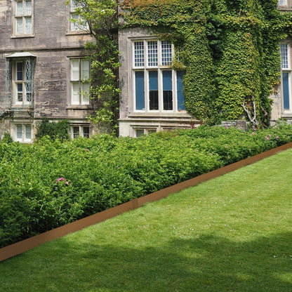 4.5in 10pcs - Bendable Steel Garden Edging, 39.6" L x 2" H