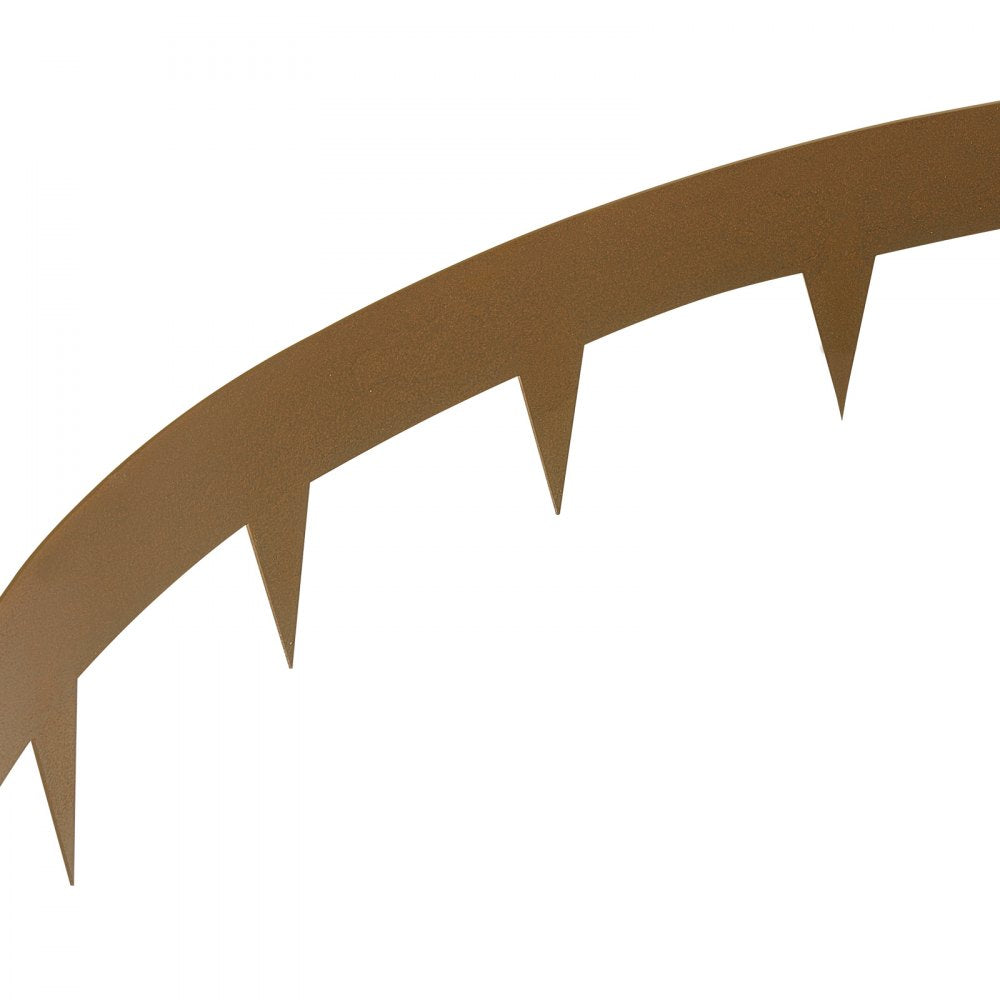 4.5in 10pcs - Bendable Steel Garden Edging, 39.6" L x 2" H